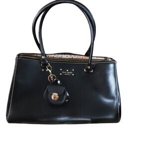 Bag Keychain Bag Charm Change Pouch Coin Push Lock Clasp Black Goth Romance